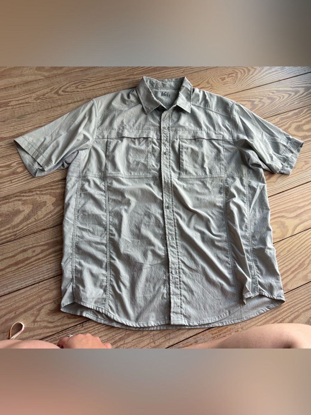 REI Short Sleeve Hiking Shirt - Size Large